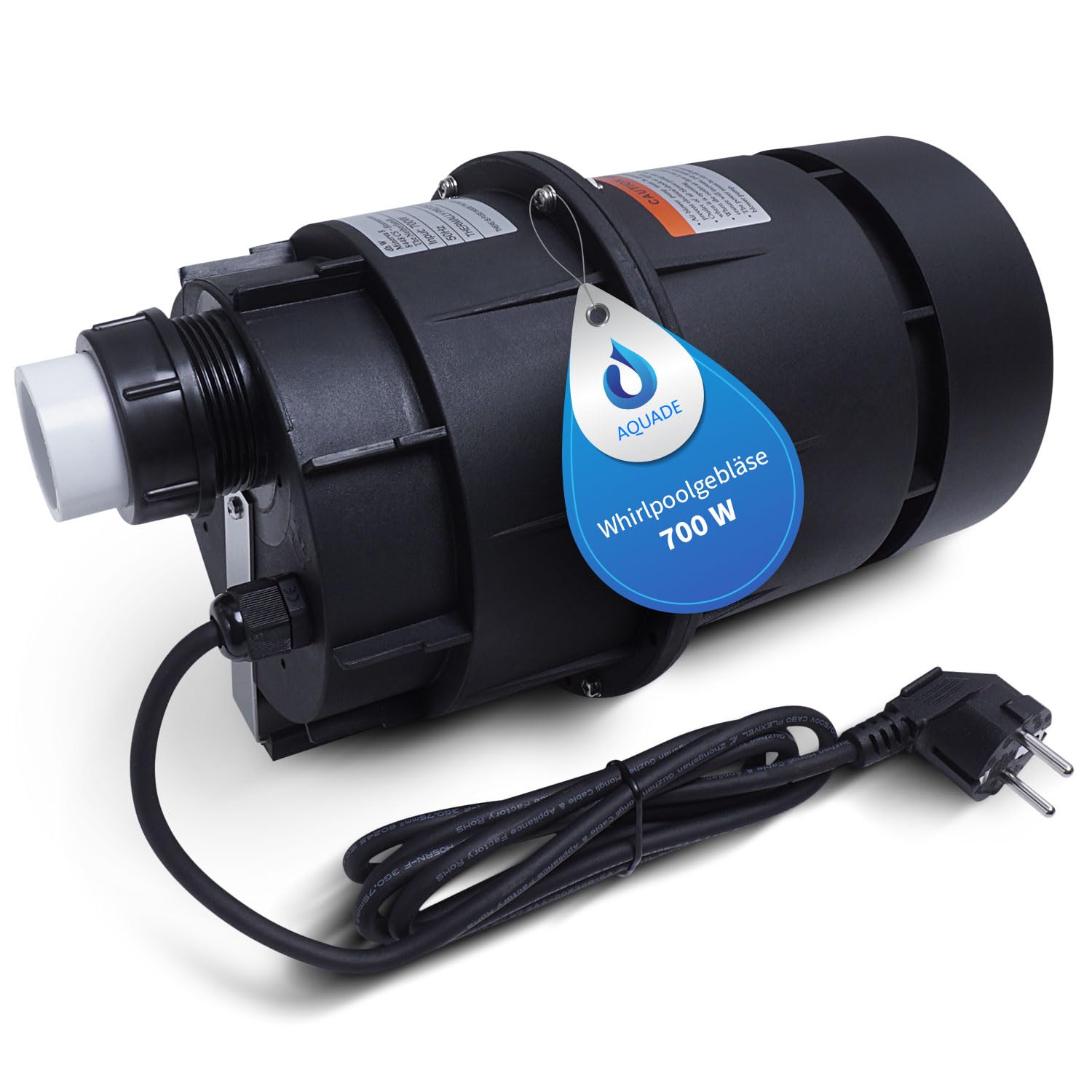 AQUADE Ventilatore per vasca idromassaggio, silenzioso, pneumatico, 700 W, per vasca idromassaggio, per vasca idromassaggio, per vasca idromassaggio, per esterni, giardino, esterni, 700 W, 230 V