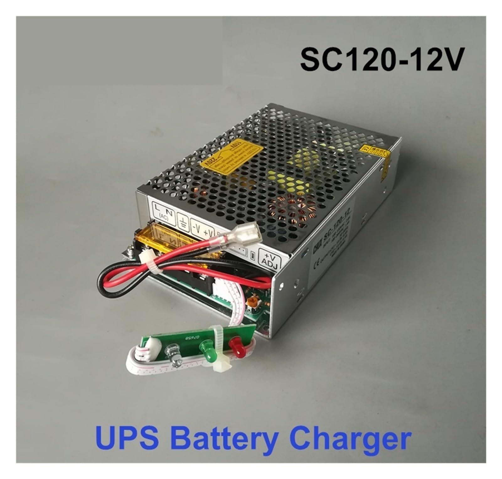 Uniwersalny zasilacz przełączający 120 W, 12 V, 10 A, z funkcją monitorowania AC/ładowania