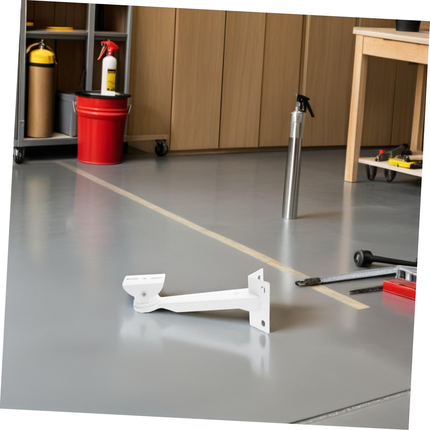 2 Sätze Eckhalterung für Überwachungskameras mit Verstellbarem Verlängerungsstab Flexible Montage für Wand Deckenbefestigung für Umfassende Sicherheitsabdeckung