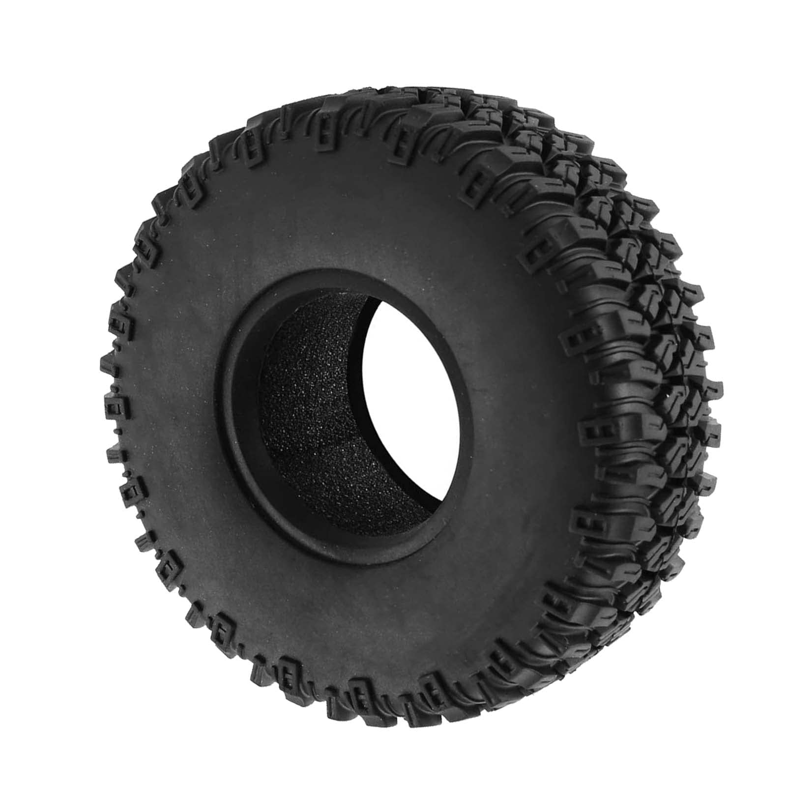 KEEDA 95mm RC Tyres and Metal 1.55 inch Beadlock Wheels Tires for 1/10 RC Crawler Car D90 Pajero TF2 Tamiya CC01 CC02 LC70 LC80 Parts (Black) - Image 4