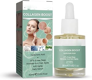 Advanced Collagen Boost Anti Aging Serum,Collagen Boost Anti Aging Serum for Face Wrinkles Reduces Wrinkles Face Serum (1PC)