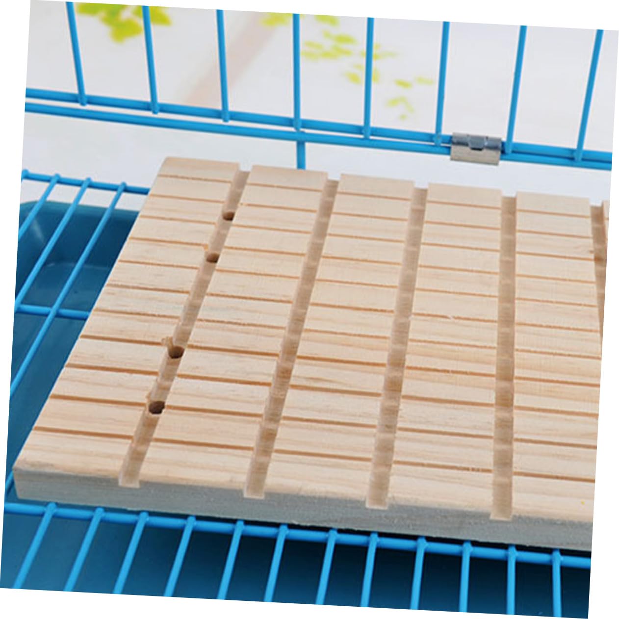 Abaodam Tavola per Macinazione Domestica in Legno 27x20x1,5 Cm per Piccoli Animali, Tiragraffi per Conigli, Furetti e Roditori, Accessorio per Cura Artigli e Gioco