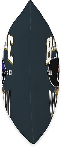 Miniatura 2 de 443 Area Code Baltimore Maryland Flag Blaq Girl Bmore Pride Throw Pillow, 18x18, Multicolor