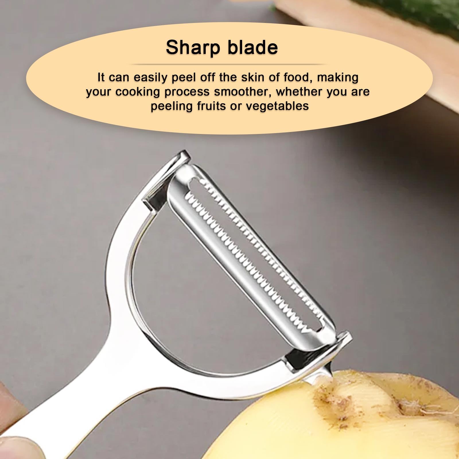 Lames De Rechange Eplucheur MYLERCT 15 Pièces Eplucheur Légumes