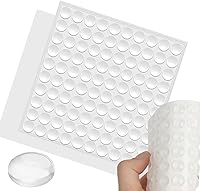 Vista 1 de LOMIMOS 200 piezas de parachoques para puerta de gabinete, suave autoadhesivo, transparente, amortiguador de sonido, almohadilla protectora de goma