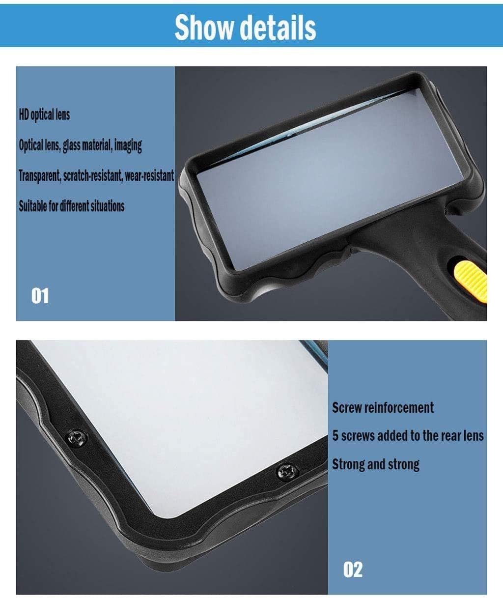 Lente d'ingrandimento con lente d'ingrandimento 10X, per lettura, ispezione, saldatura, cucito, riparazione, hobby, artigianato, creazione di gioielli, mago
