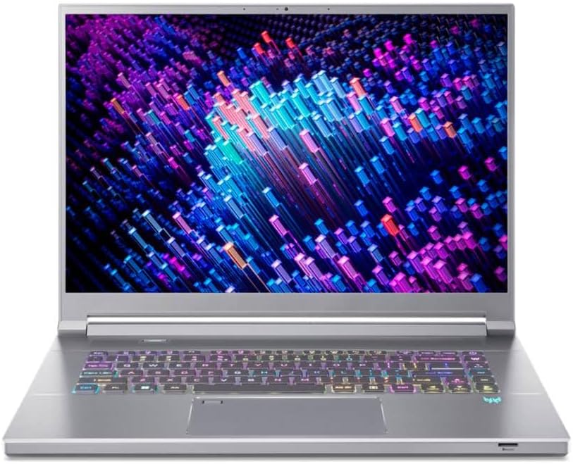 Predator Triton 16 Gaming Laptop: 16" 240Hz WQXGA IPS • Intel 14-Core i7-13700H • NVIDIA GeForce RTX 4070 • 16 GB DDR5 SDRAM • 2 TB NVMe SSD • Win10 Pro • WiFi 6E • Per-Key RGB Backlit KB FPR