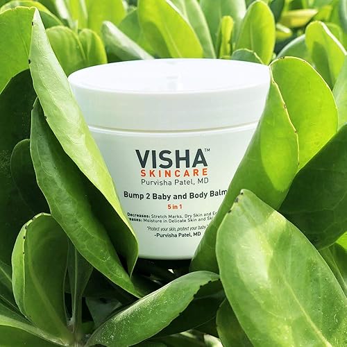 Miniatura 8 de Visha Skincare Bump 2 Baby Body Balm  Alivia la piel seca y el eccema  Previene las estrías  Fortalece la piel  Crema corporal para pieles sensibles