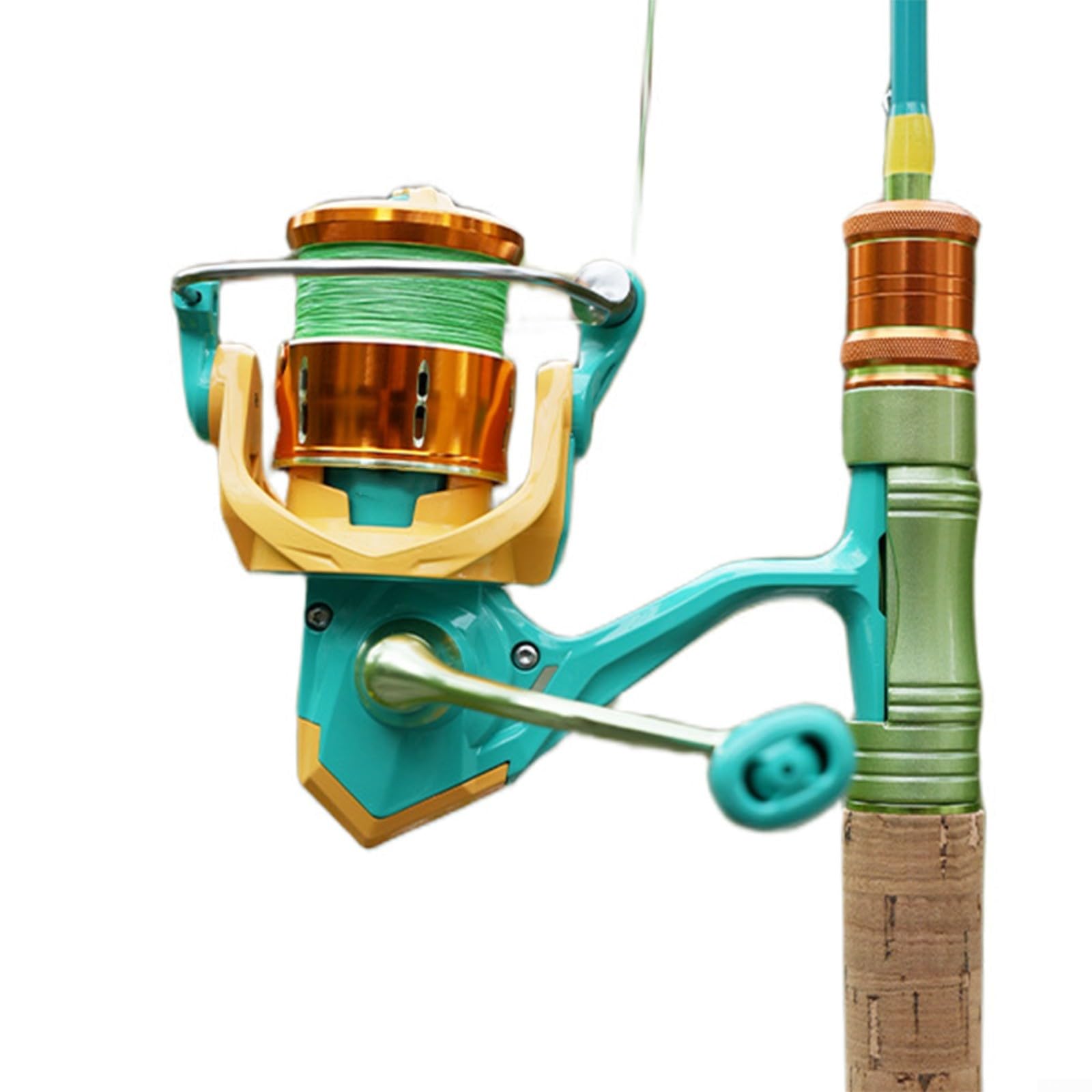 Carrete denso de 24 líneas IPX7 impermeable 5.2:1 relación de engranaje, 5 kg de arrastre, pesca en agua dulce y salada