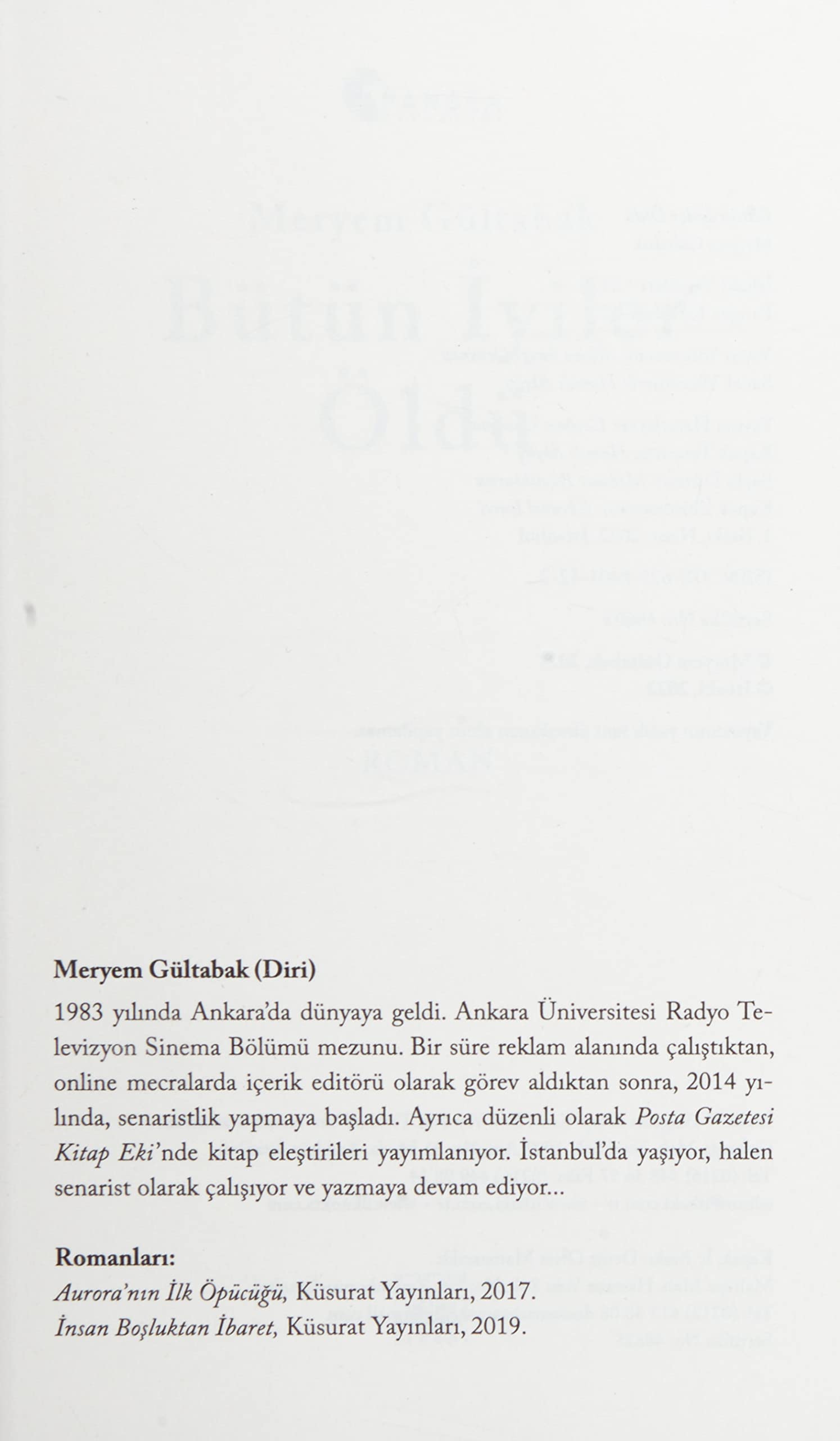 Bütün İyiler Öldü