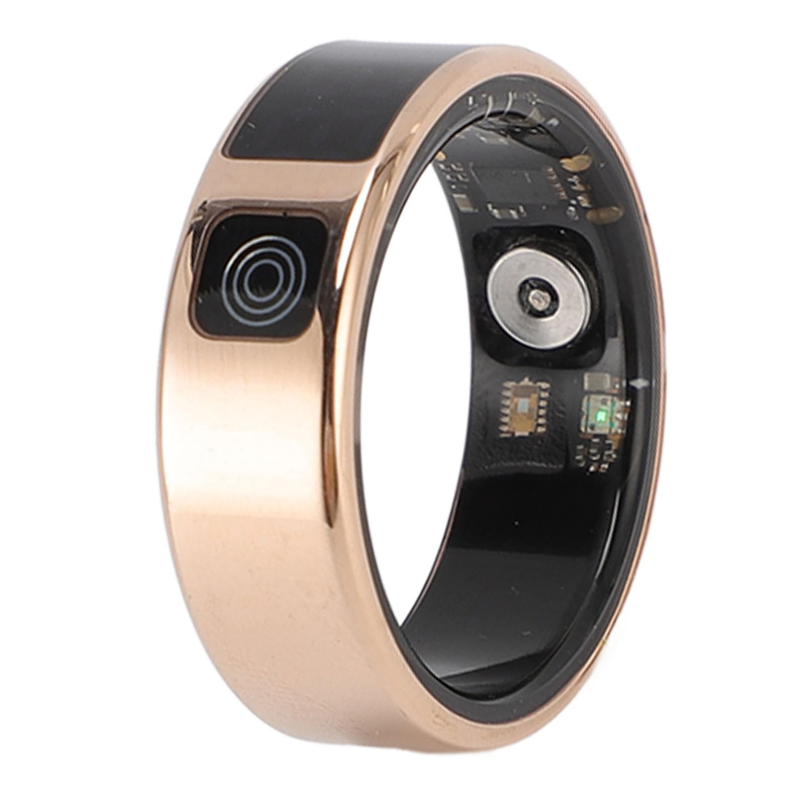 SUNGOOYUE Bague Connectée, Podomètre Tactile avec Plusieurs Modes Sportifs, étanche IP68, Idéale pour la Randonnée, la Course à Pied, Le Vélo et la Natation. (#12)