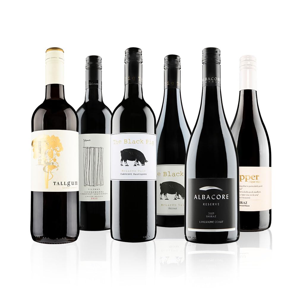 Virgin Wines – Aussie Blockbusters Red – 6 bottles (75cl) – Cabernet Sauvignon, Shiraz and more