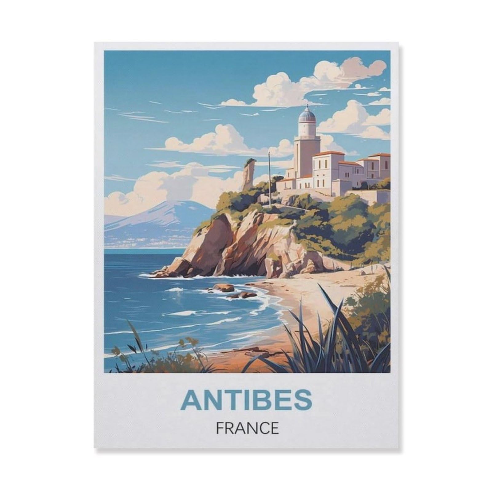 Tin Sign，Antibes France(20x30cm）