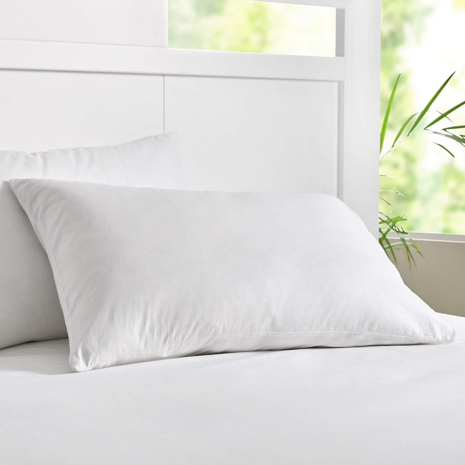 Funda de Almohada - Hipertranspirable, Impermeable, Extrasuave, Cierre con Cremallera (90_x_45_cm)