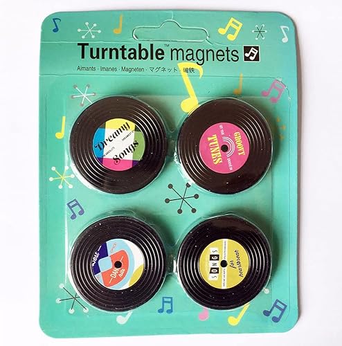 Juego de 4 piezas de grabacióncinta retro modelo magnético para nevera, imán para nevera, adhesivo para decoración del hogar, oficina, pizarra
