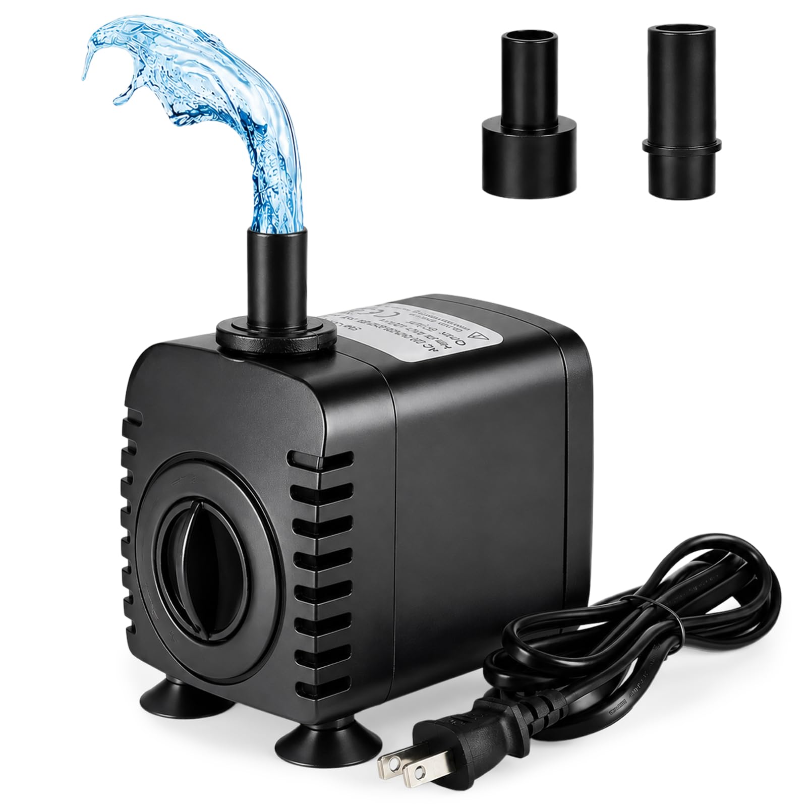 Amazon.co.jp: aninako 水中ポンプ 小型 ウォーターポンプ 2つのノズル