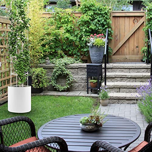 gormyel Bloemenstandaard voor plantenbakken; obliek metalen vlechtwerk met PE en PP-coating voor klimplanten en planten… - Image 4