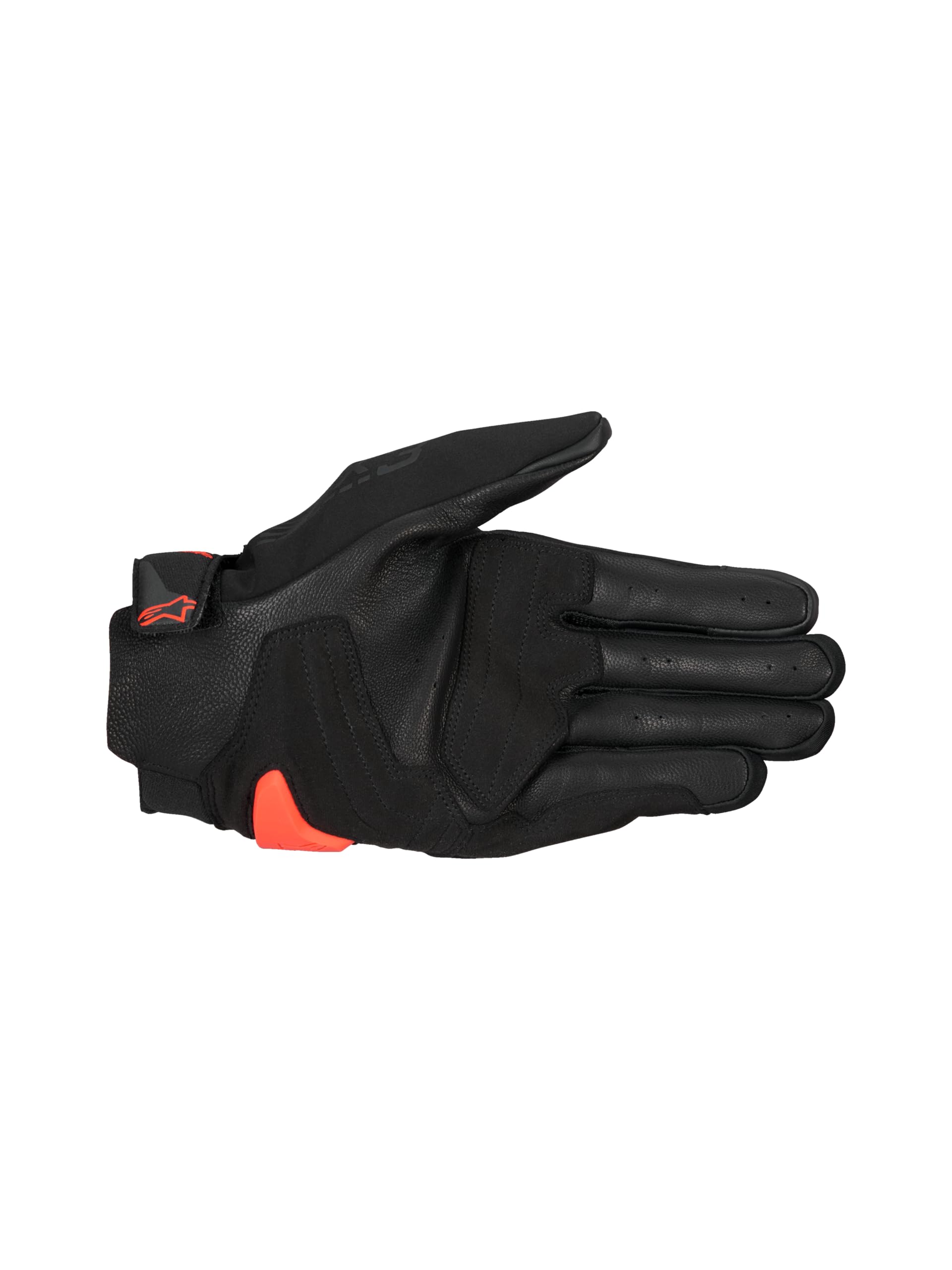 Alpinestars Guantes SP X 3, conducción deportiva, protección avanzada y comodidad, compatibles con pantalla táctil, XL, negro / rojo flo