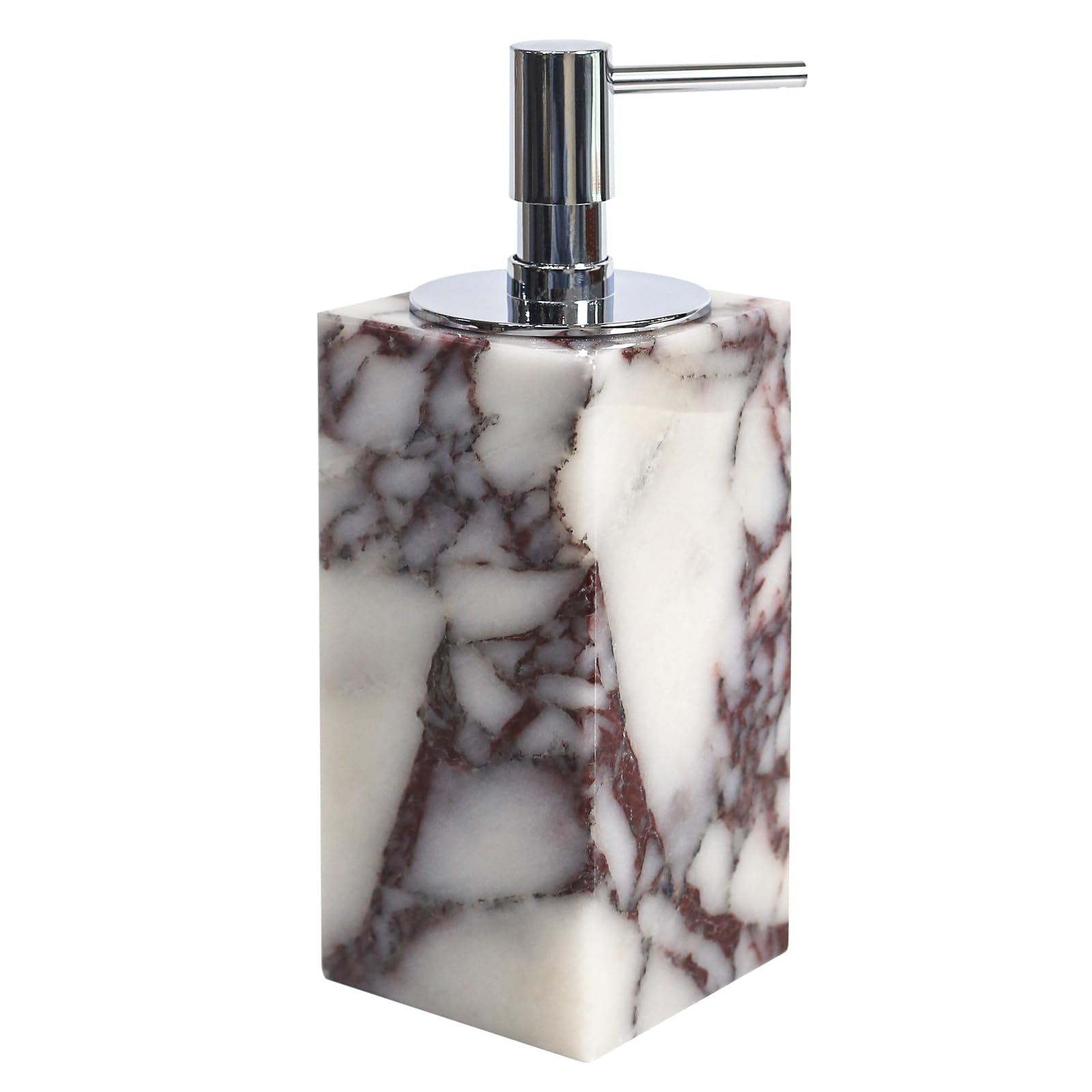 Luxus Marmor Seifenspender für Badezimmer Calacatta Viola