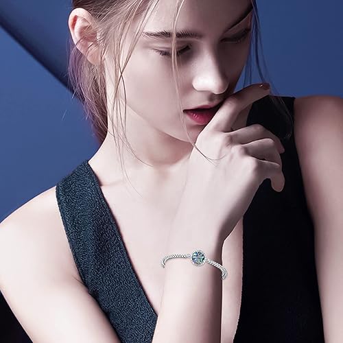 Miniatura 4 de Brisskaari Pulsera unisex de San MiguelSan CristópaloSan JudaSan JoséSan BenitoCeltci Dragon con cadena de doble eslabón, amuleto, pulsera de plata