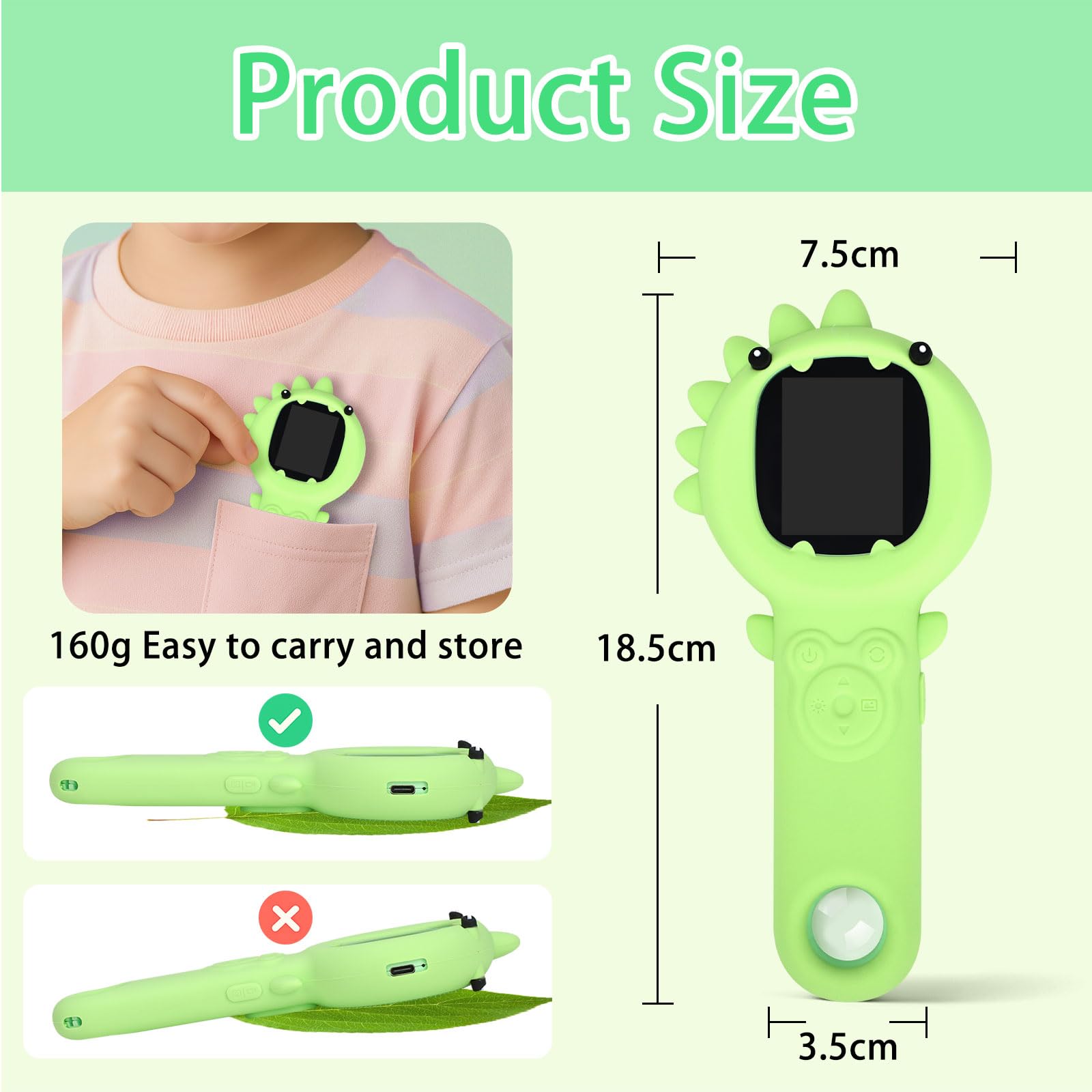 Mikroskop i kamera 2 w 1 dla dzieci, kieszonkowy mikroskop cyfrowy 500x, 2-megapikselowy mikroskop z autofokusem do telefonu komórkowego, dwa aparaty