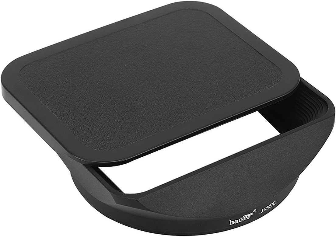 Haoge LH-S27B Bayonet Square Metal Lens Hood Shade with Cap for Sony Vario-Tessar T FE 24-70mm F4 ZA OSS SEL2470Z Lens - Image 3