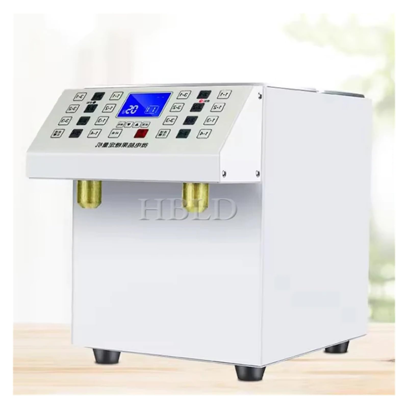 Ekspres do Fruktozy Dual Can Commercial Fructose Machine 5L+ Fully Automatic Milk Tea Shop Syrup Filling(Purple)