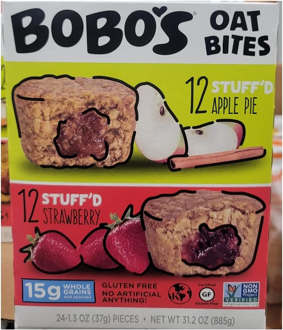 Stuffed OAT bites - Bobo's 24 count (1.95lbs)