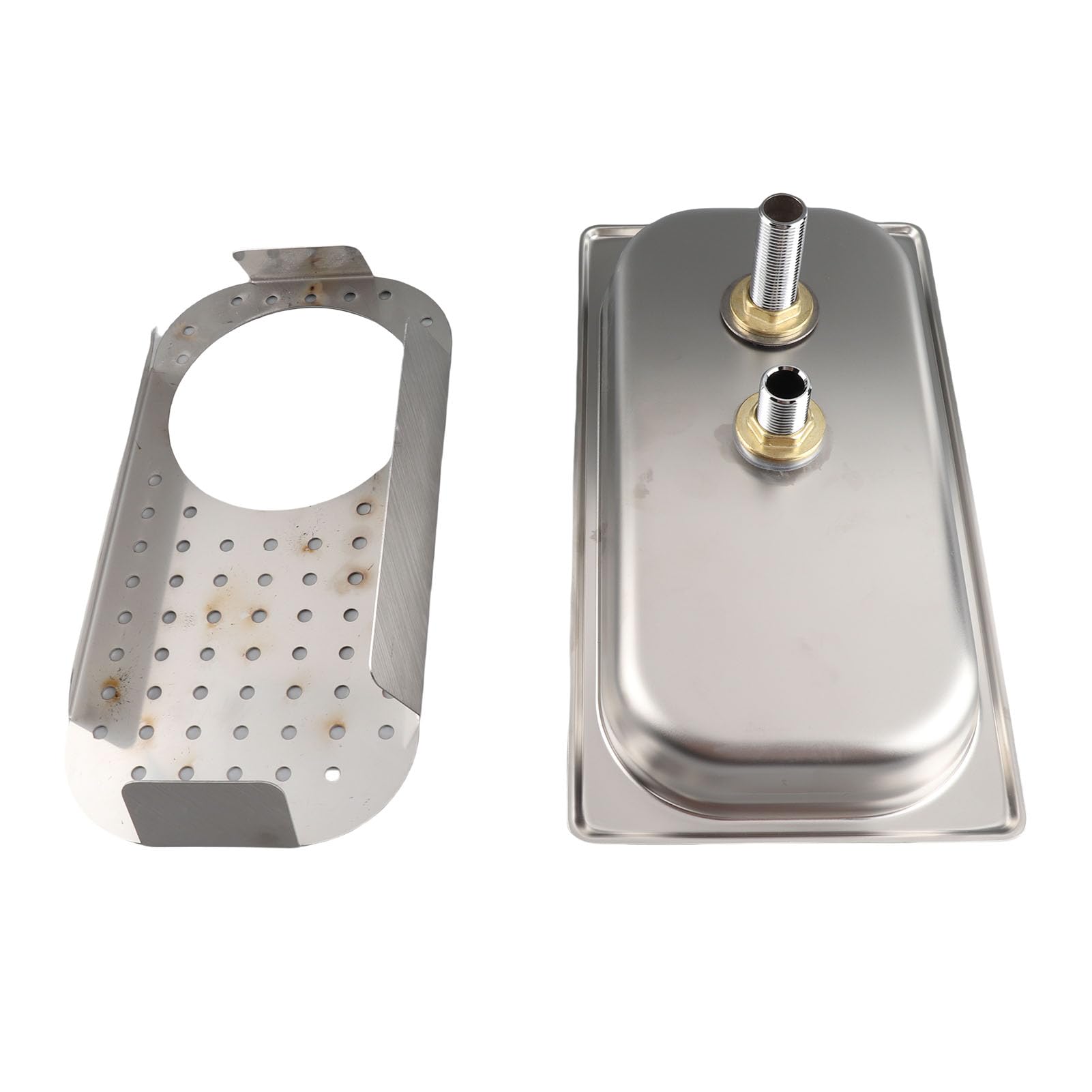 Tnfeeon Enjuagador de Vidrio Lavador de Tazas de Acero Inoxidable con Rociador de Alta Presión de 360 ​​​​grados Operación Automática para Mostradores de Cafeterías y Fregaderos de Cocina Ocupados
