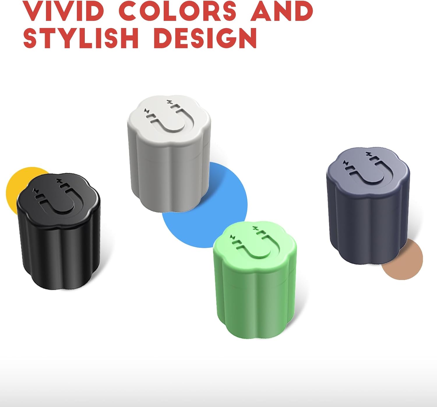 2 Pack Magnetic Straw Covers, Silicone Straw Topper cap for BrüMate All Era and Resa Tumblers, Brumate Accessories (Green) - Image 4