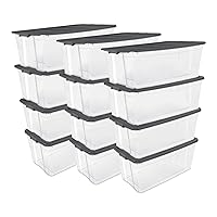 Vista 23 de Sterilite Caja Apilable Modular Transparente 16QT 14723V06