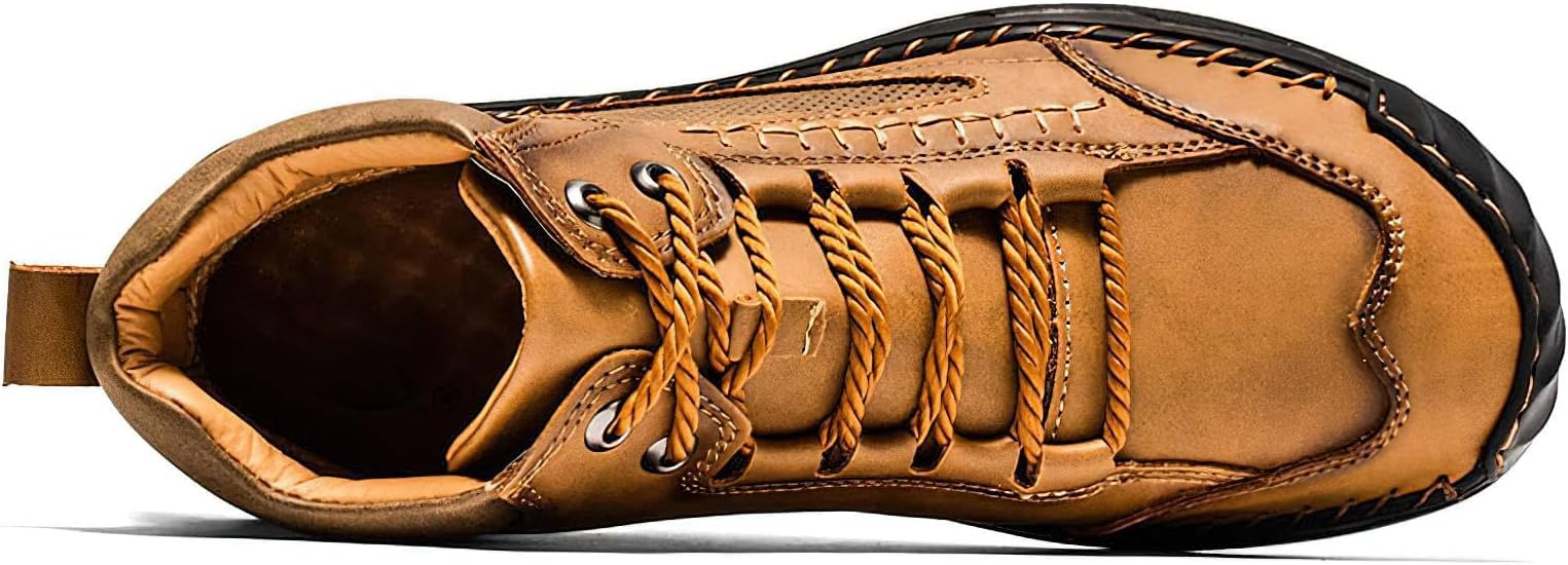 Bottes en cuir faites à la main pour homme