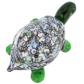 VINTAGE MURANO ムラーノ ガラス 置物 タートル 亀 Amazon.com