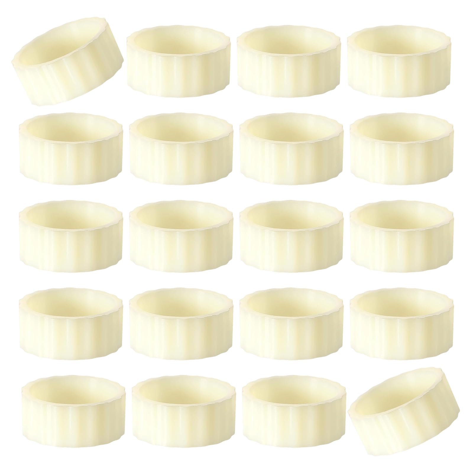 alloneslife Grippers Nonslip Candleholder Adapter Drips Protectors Vertical-Fixing Silicones Rings Stabilizers Silicones Rings