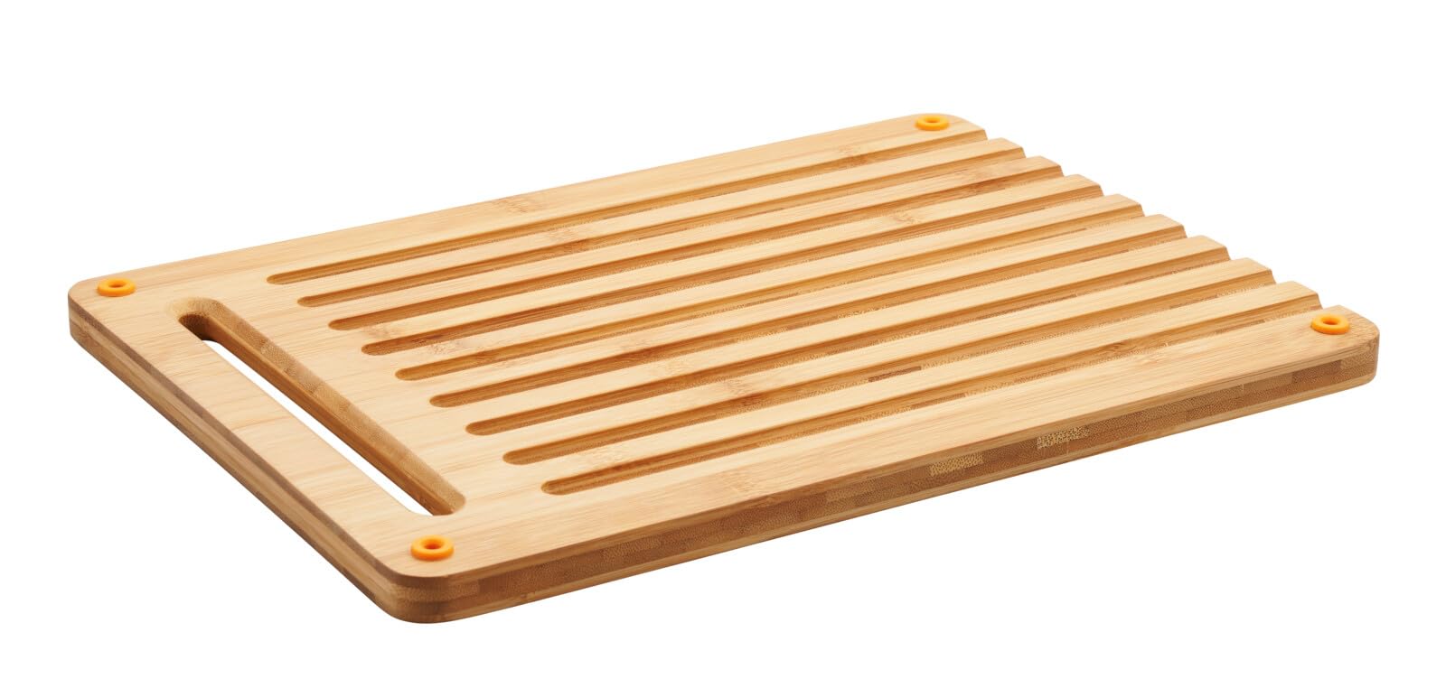 Fiskars Planche à Découper en Bambou et Couteau à Pain, Functional Form, Bambou/Acier Inoxydable Japonais/Plastique, 1057551