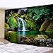 Oceano Arazzo Da Parete Paesaggio Foresta Cascata Panno di Loto Appeso A Parete Arazzi Decor Tappeto Da Parete Spiaggia Arazzo Home Decor Y9 200x150 cm