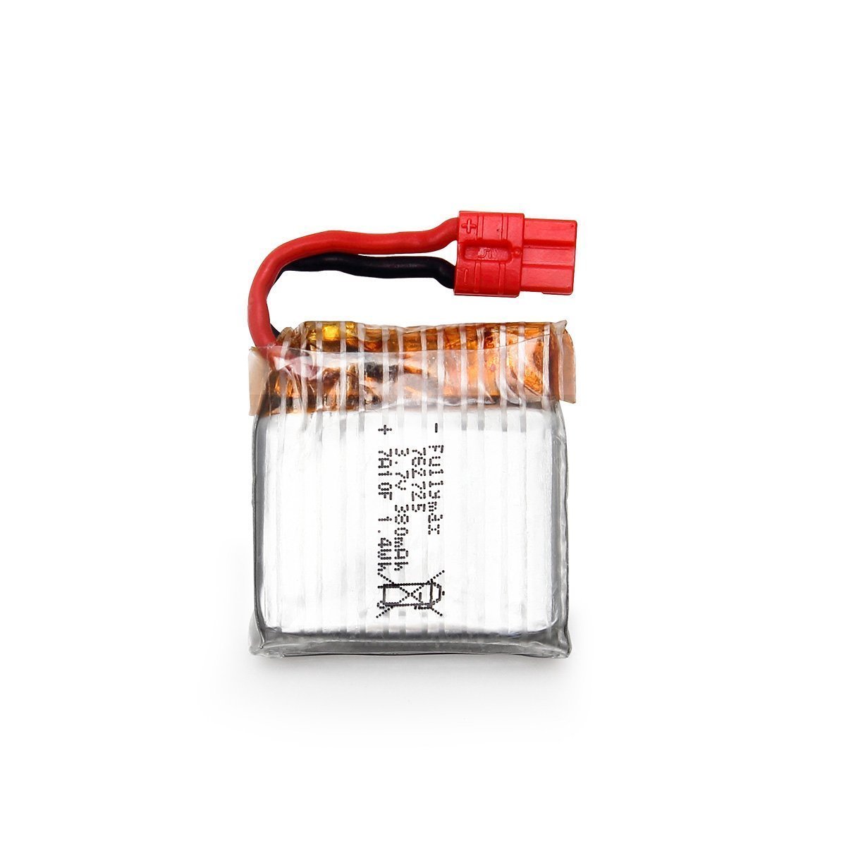 YUNIQUE GREEN-CLEAN-POWER - 3 x 3.7V 380mAh LiPo Akku Set für RC Quadrocopter | Kompatibel mit Hubsan X4, Syma X11, HS170 | Hohe Kapazität, Zuverlässige Leistung, Silber