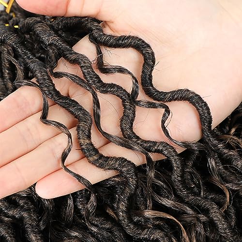 Image of 8 Packs Crochet Hair for Black women, Goddess Locs Crochet Hair