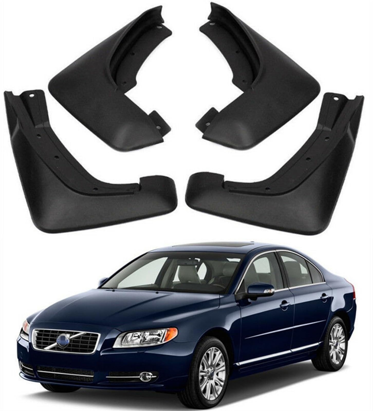 Auto Paraspruzzi Paraspruzzi Parafango Paraspruzzi Paraspruzzi Parafanghi Accessori, for VOLVO, S80 S80L Seconda Gen 2007-2016