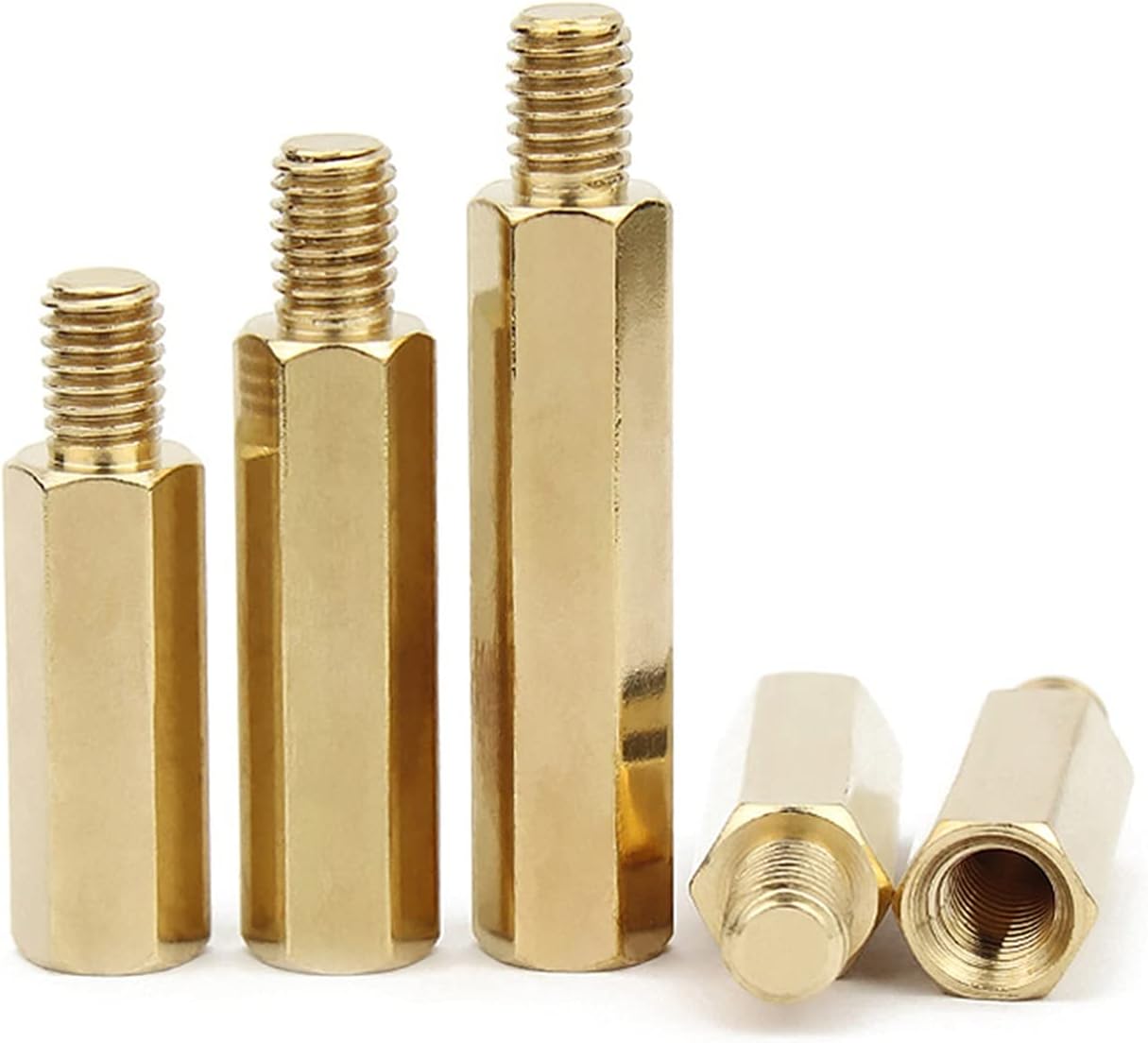 KHGWERO Single Head Hexagonal Copper Column M2 M2.5 M3 M4 Nut Standoffs ...