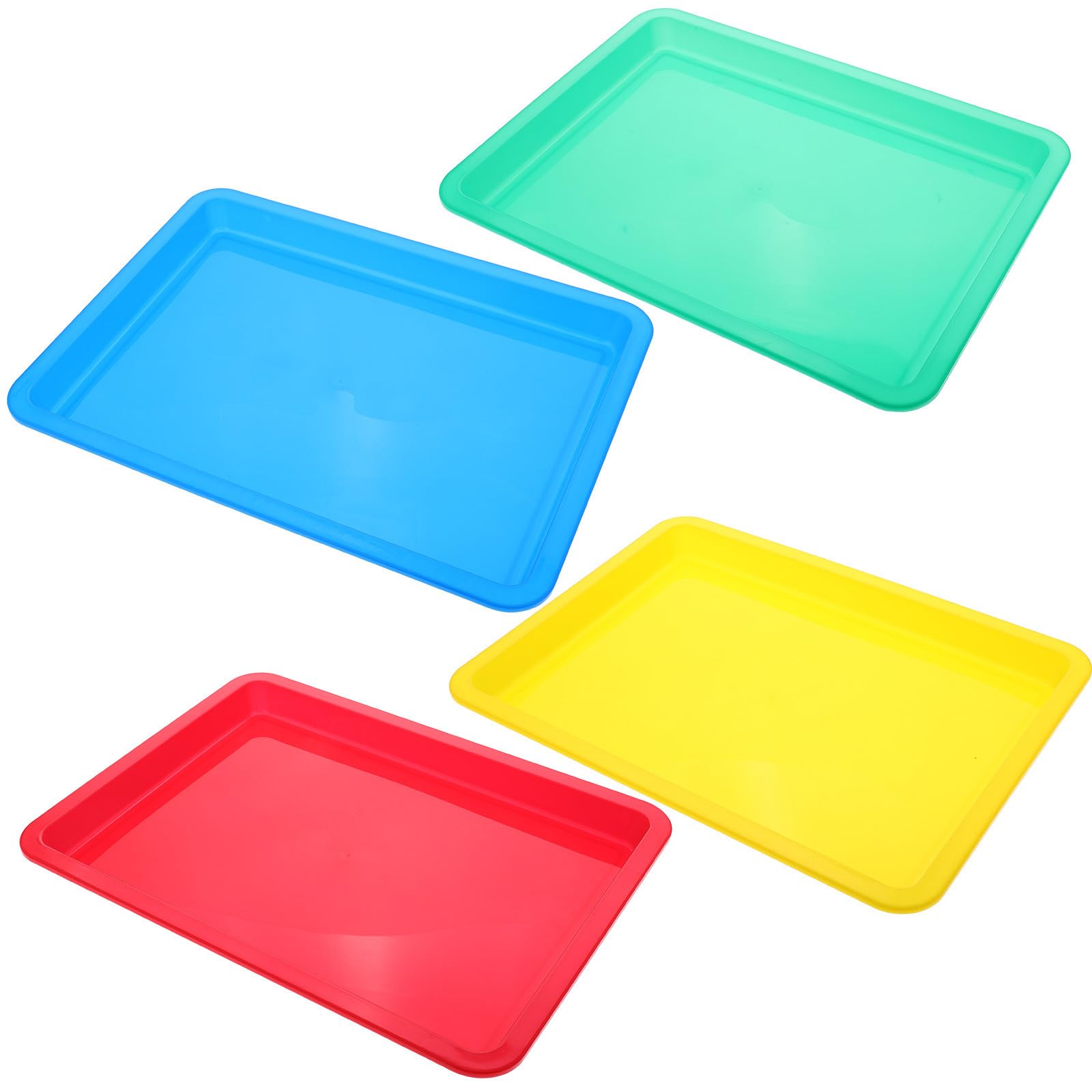 Bandejas de plástico con superficie lisa y diseño delicado para manualidades creativas