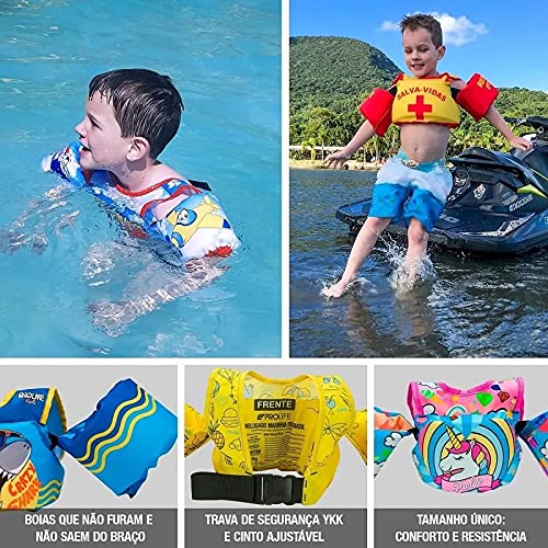 Colete Flutuador Salva-Vidas Boia Infantil Prolife CF01 Cor:Aracno