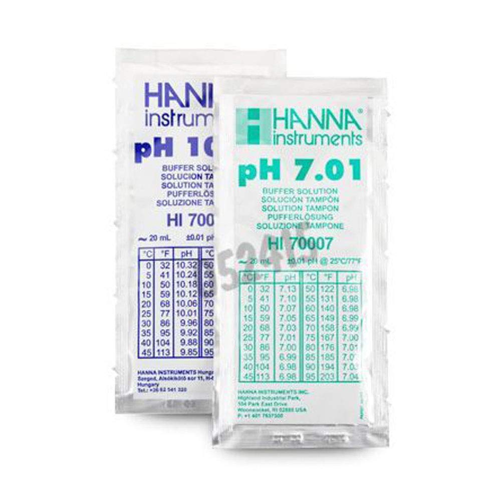 Solution étalon HI770710P Hanna Instruments pH 7.01 et 10.01 de haute précision - 2