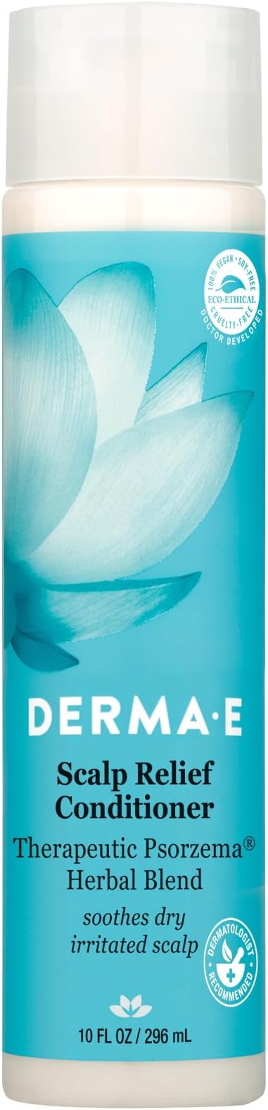 Scalp Relief Conditioner With Psorzema Herbal Blend – All Natural Scalp Treatment & Dandruff Conditioner – Soothes Itchy Scalp And Promotes Scalp Health, 10 Ounce