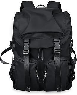 Zaino da Viaggio Portatile per Uomini Durevole Impermeabile College Scuola Zaino Fit 15.6 Pollici Computer per Quotidiano, Viaggio