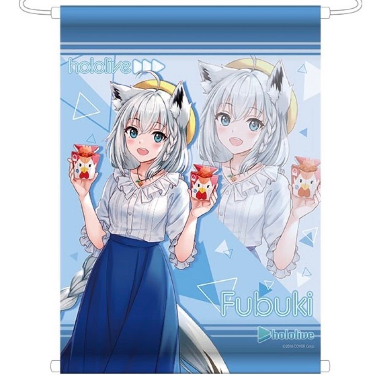 Amazon.co.jp: 白上フブキ A2タペストリー ホロライブ ローソン コラボ 