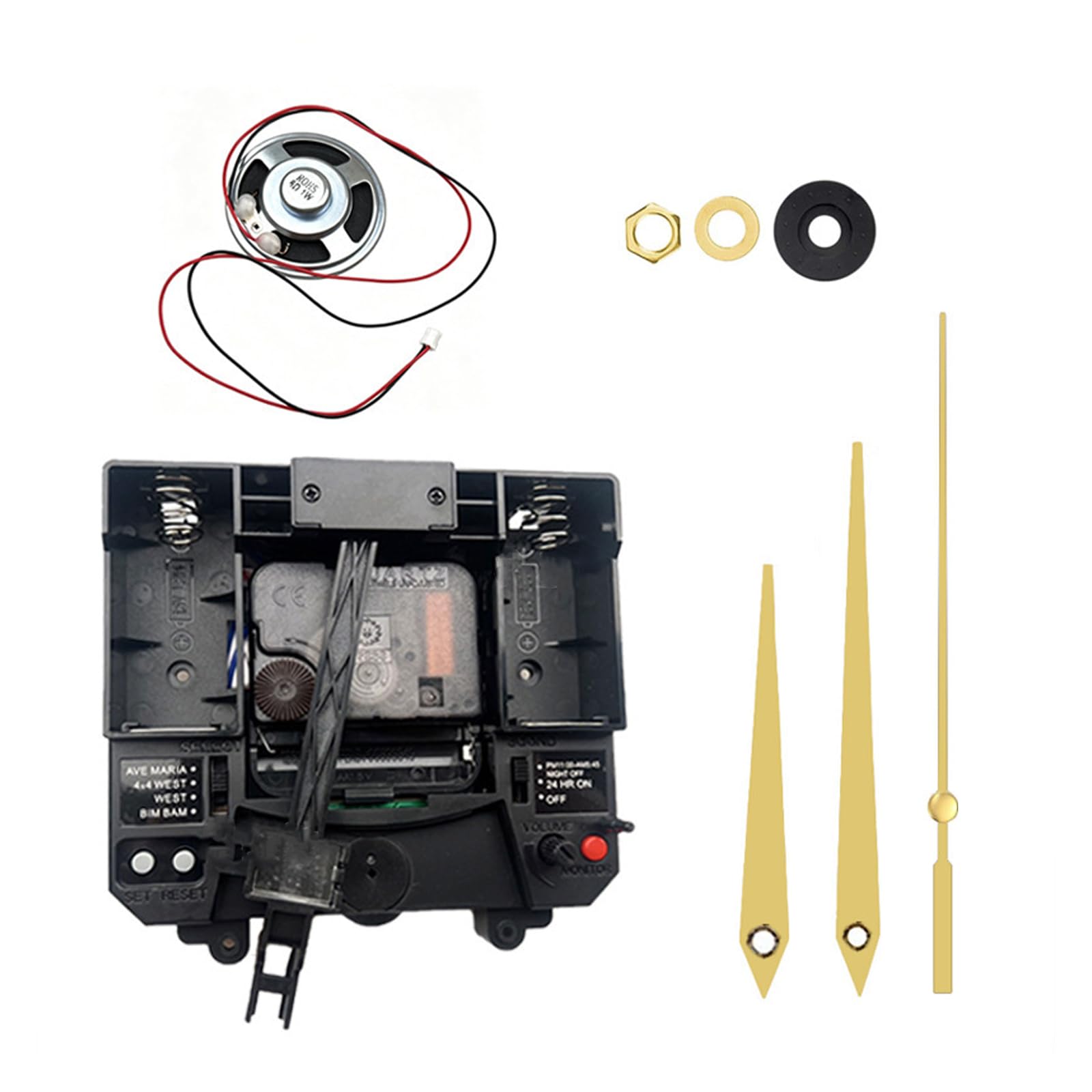 ZEPFJHE Pendulum Clock Movement Swing Wall Clock Motor Mechanism Repair for Swinging Wall Repair Parts