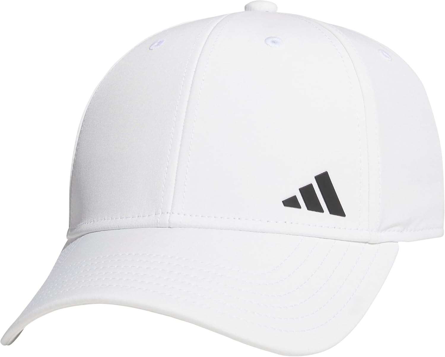 adidas Women's Ponytail Hat – Backless Baseball Cap One Size White/Black/2.0