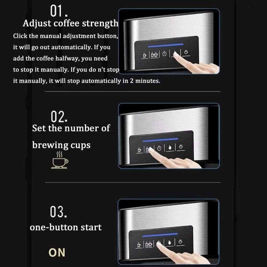 Espresso machine button functions for brewing