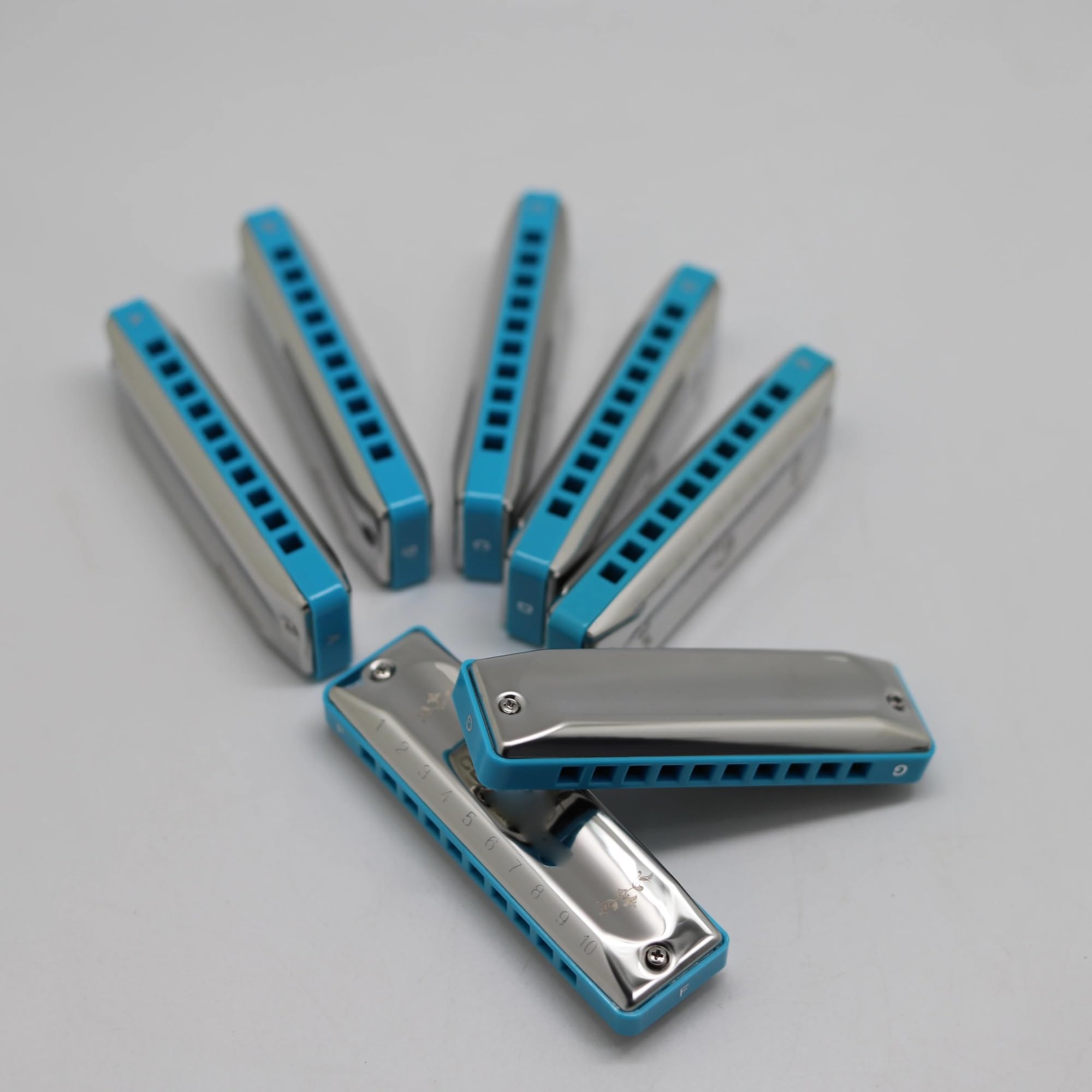Harmonijka Zestaw Harmonijki Blues Harp 10 Otworów Z 7 Dla Początkujących I Profesjonalistów